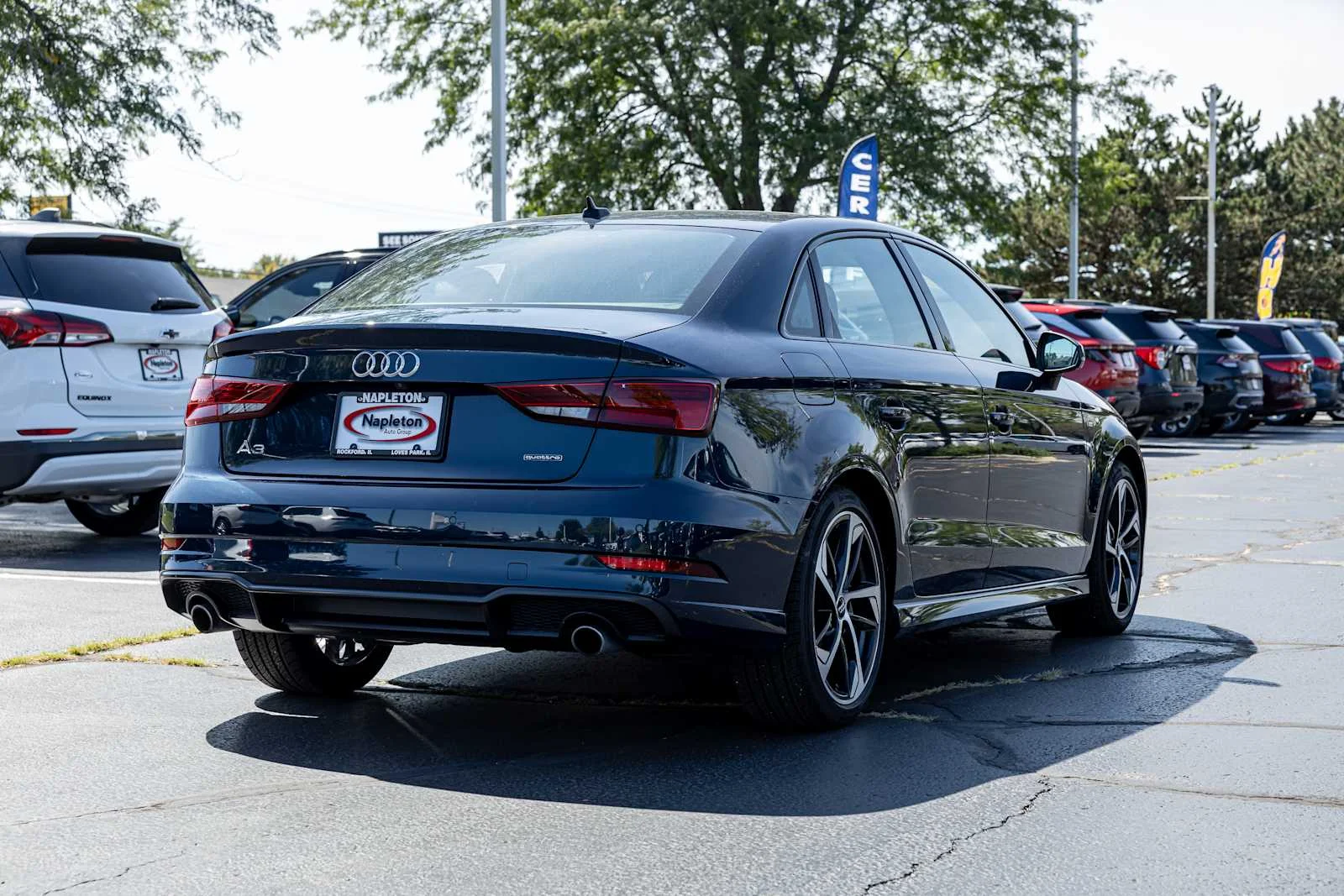 Used 2020 Cosmos Blue Metallic Audi S line Premium Plus image 5