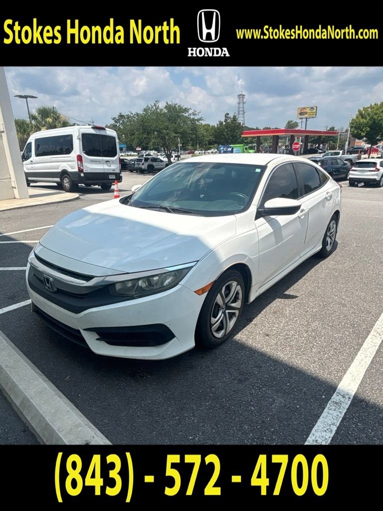 Used 2018 White Honda LX image 1
