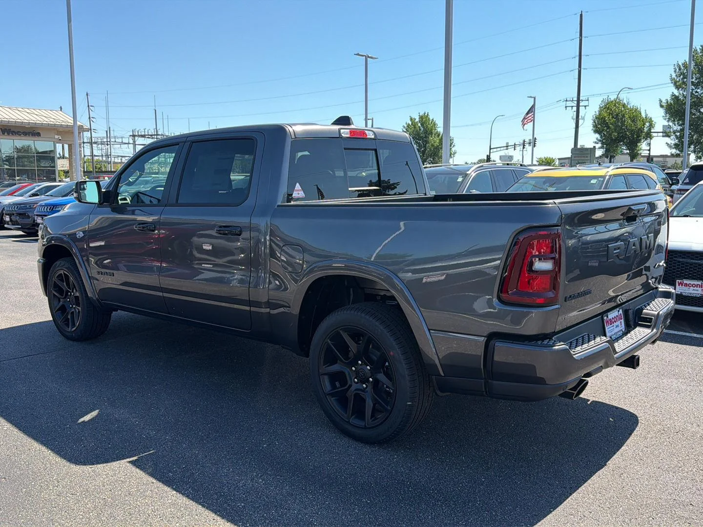 New 2026 Granite Crystal Metallic Clear-Coat Exterior Paint RAM Laramie image 5