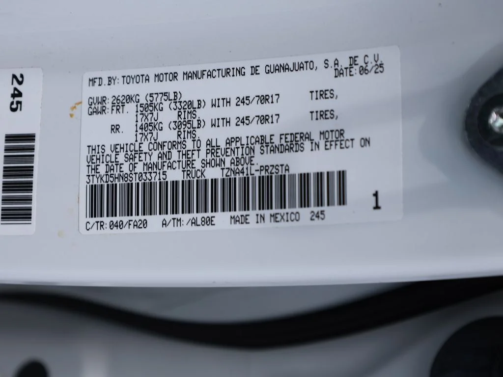 Used 2025 White Toyota SR image 36