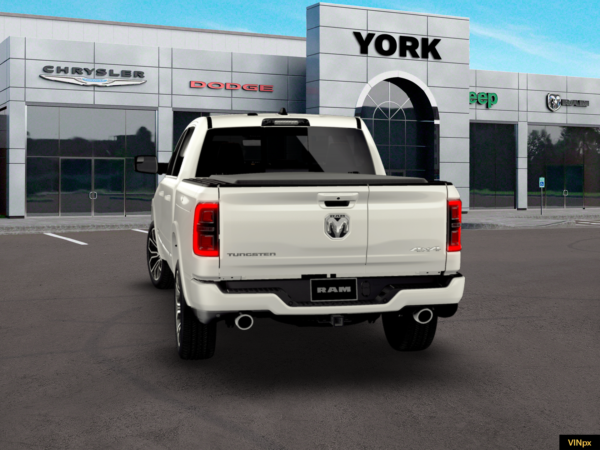 New 2026 Ivory White Tri-Coat Pearl-Coat Exterior Paint RAM Tungsten image 25