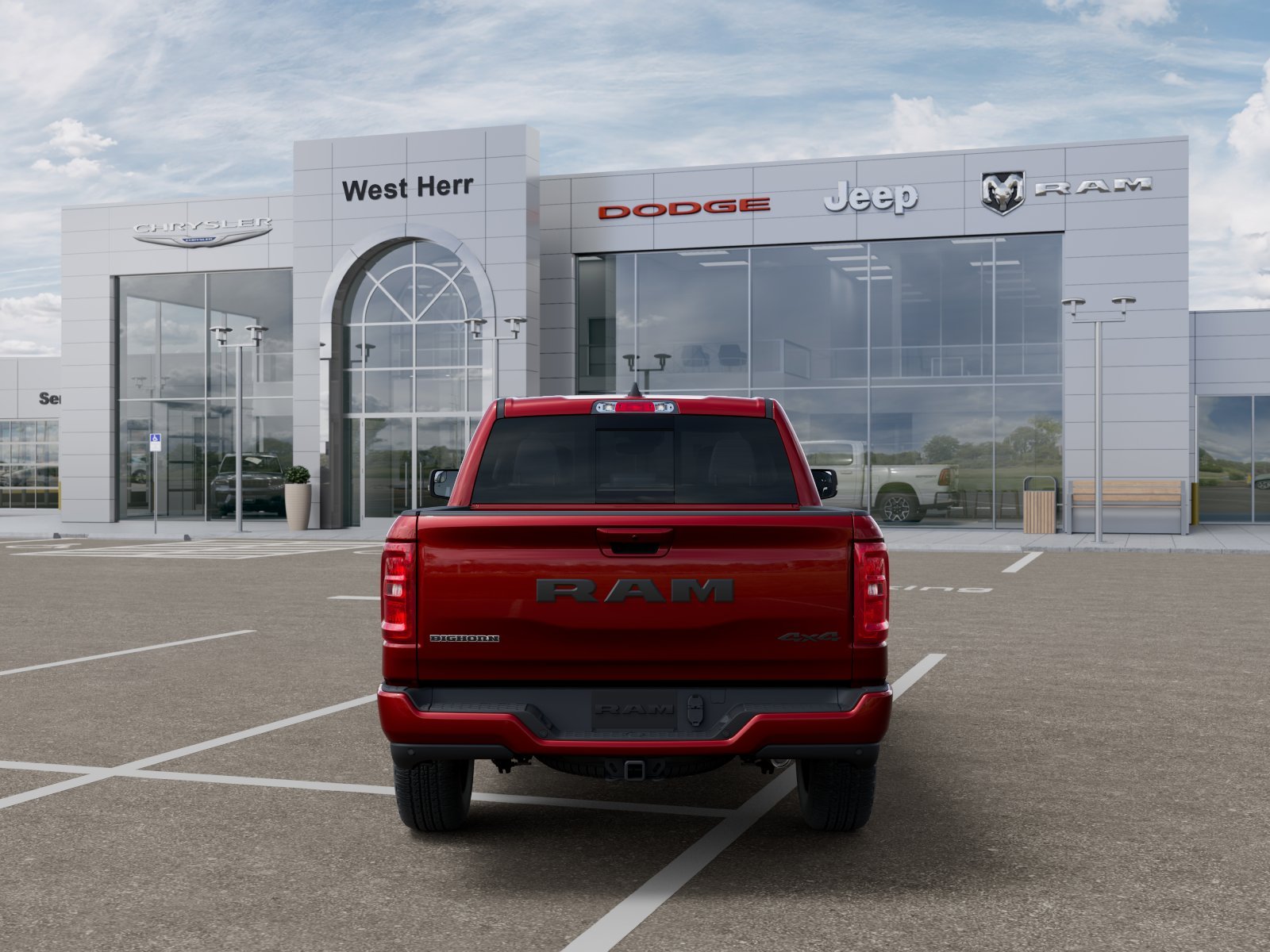 New 2026 Molten Red Pearlcoat RAM Big Horn image 7