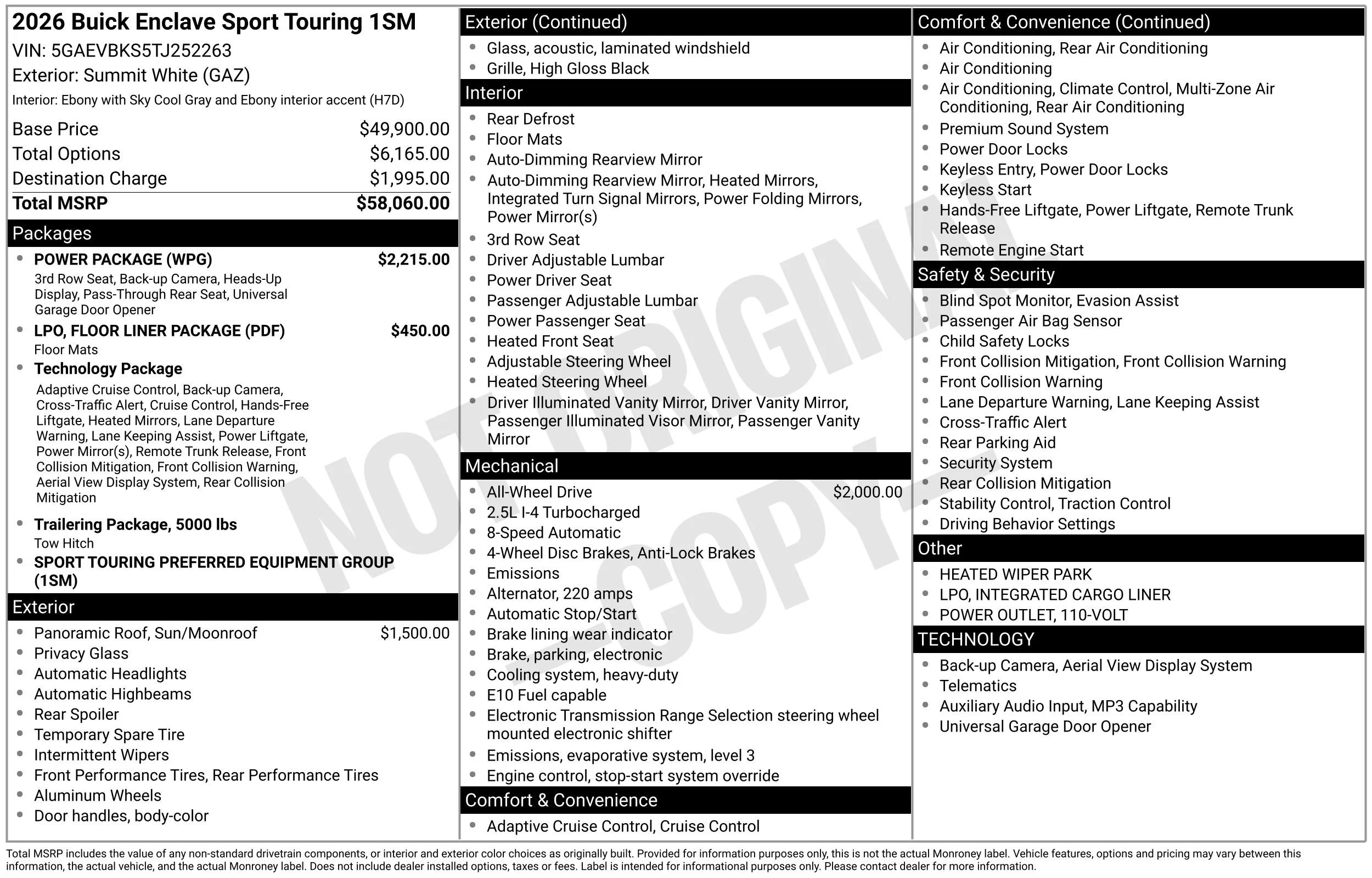2026 Buick Enclave Sport Touring - Photo 46