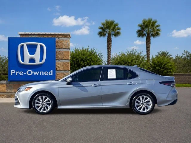 Used 2023 Celestial Silver Metallic Toyota LE image 3