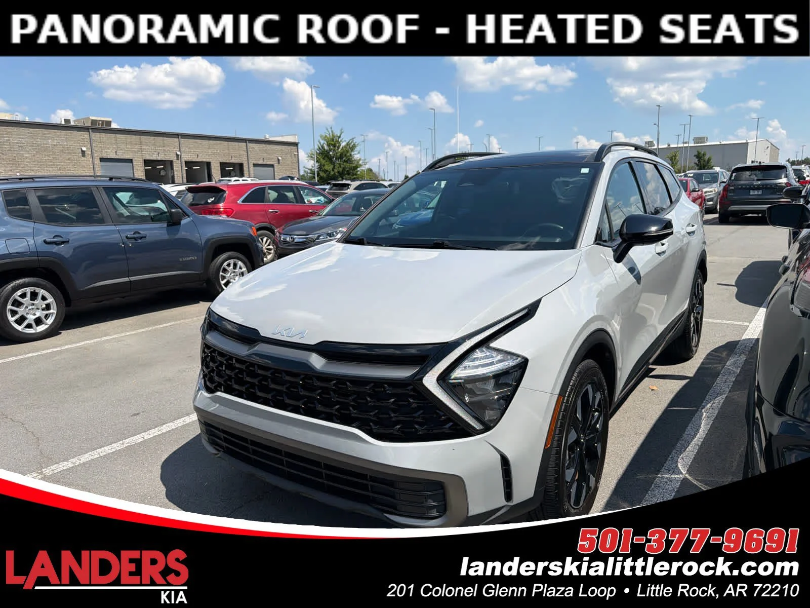 Used 2023 Wolf Gray Kia X-Line image 1