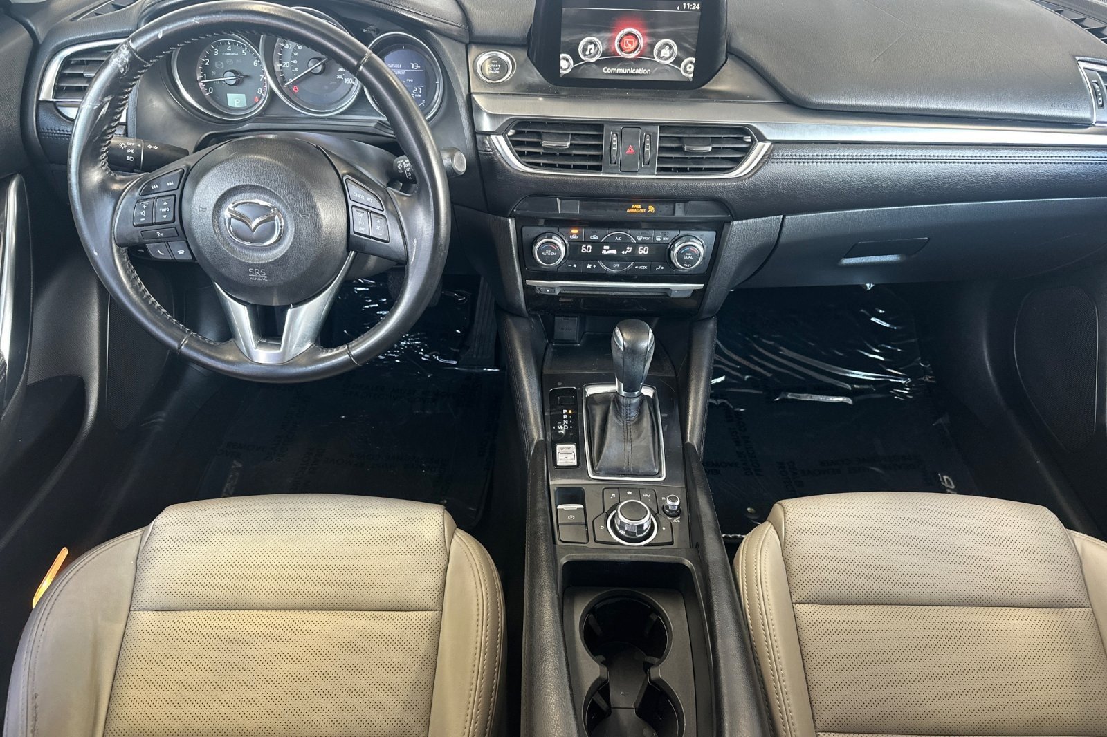 Used 2016 SNOWFLAKE WHITE PEAR Mazda i Touring image 12