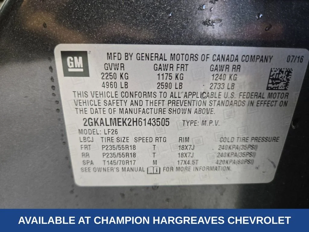 Certified Used 2017 GRAPHITE GRAY METALLIC GMC SLE image 43