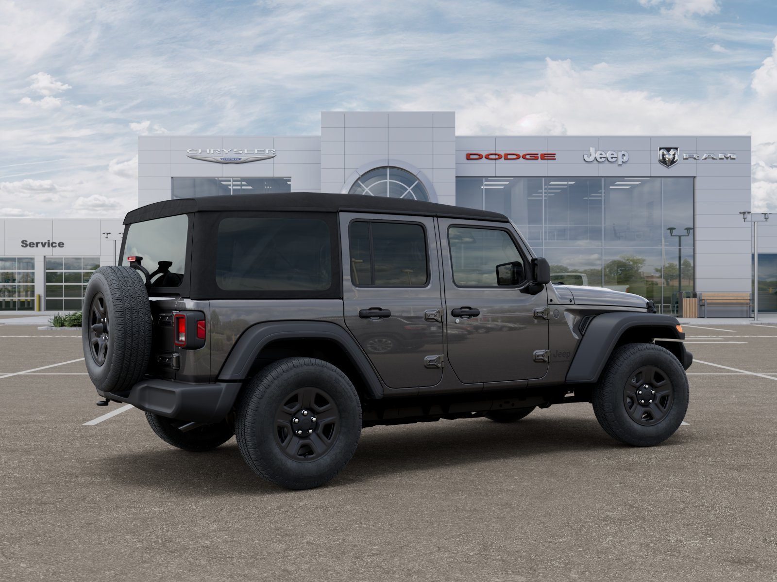 New 2026 Granite Crystal Metallic Clearcoat Jeep Sport image 37