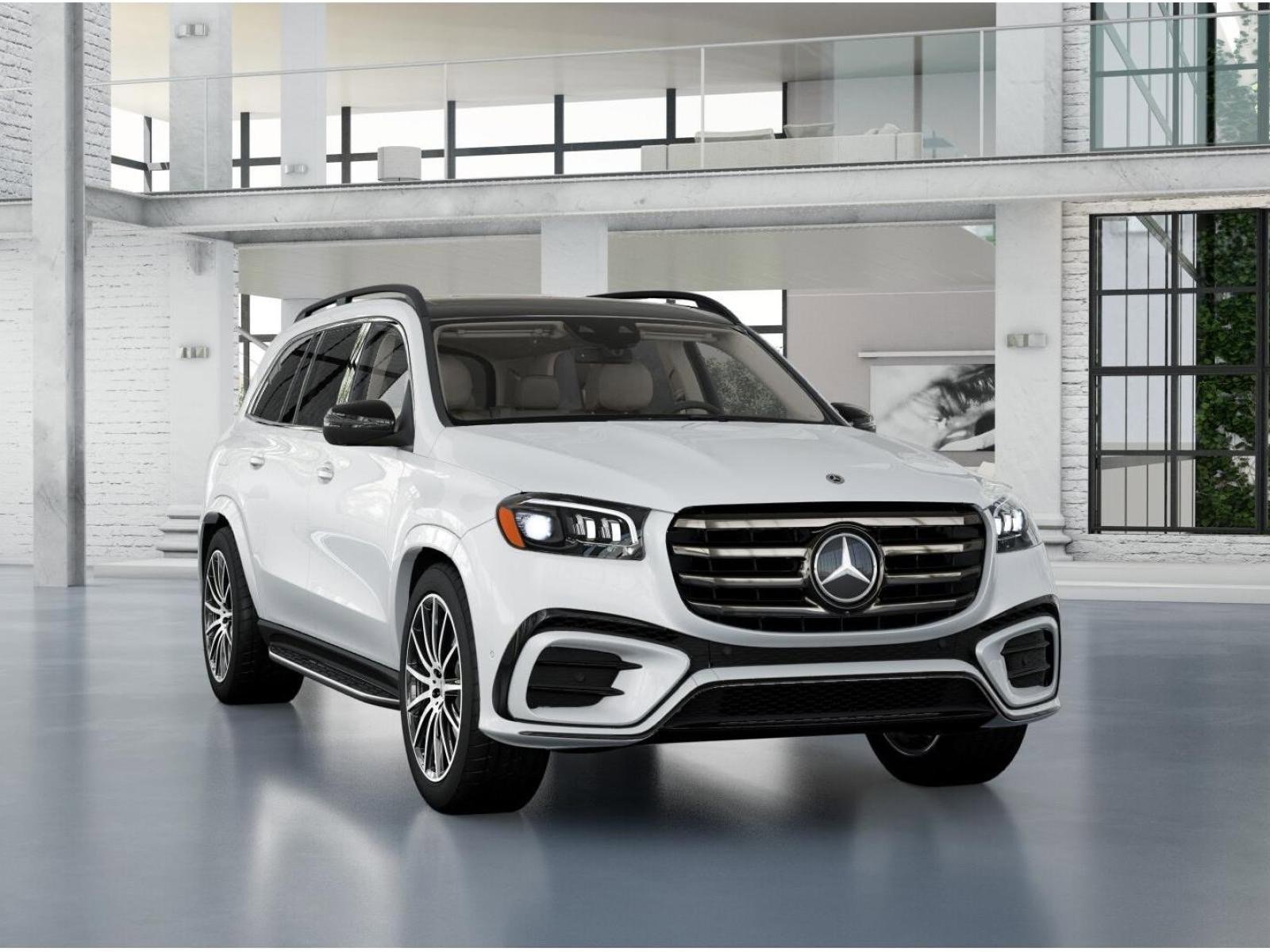 New 2026 MANUFAKTUR Moonlight White Metallic Mercedes-Benz GLS 450 4D Sport Utility 4MATIC® image 10