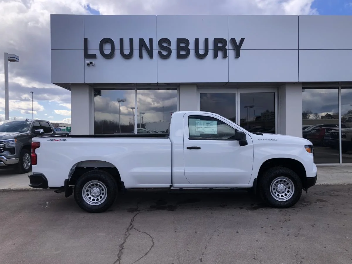 New 2026 White Chevrolet 4WD Reg Cab 140" Work Truck image 2
