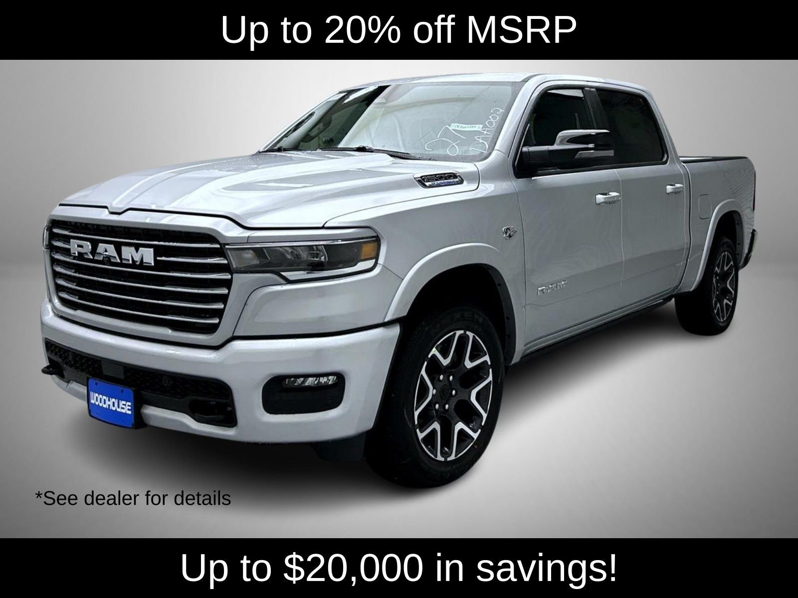 New 2026 Silver Zynith Exterior Paint RAM Laramie image 1