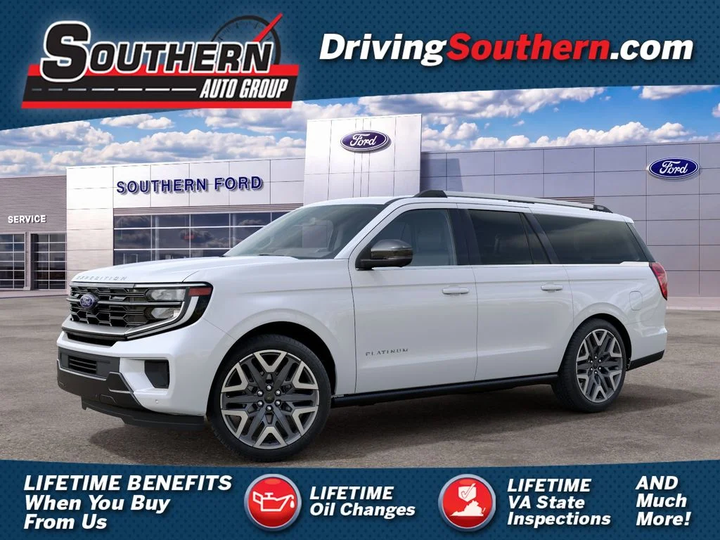 New 2027 Star White Metallic Tri-Coat Ford Platinum image 1