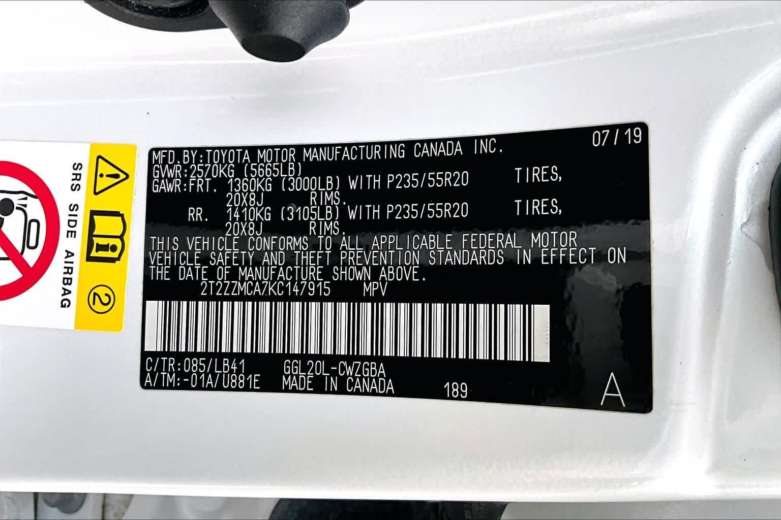 Used 2019 Eminent White Pearl Lexus  image 37