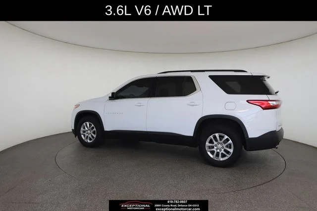 Used 2021 White Chevrolet 3LT W/Leather image 9