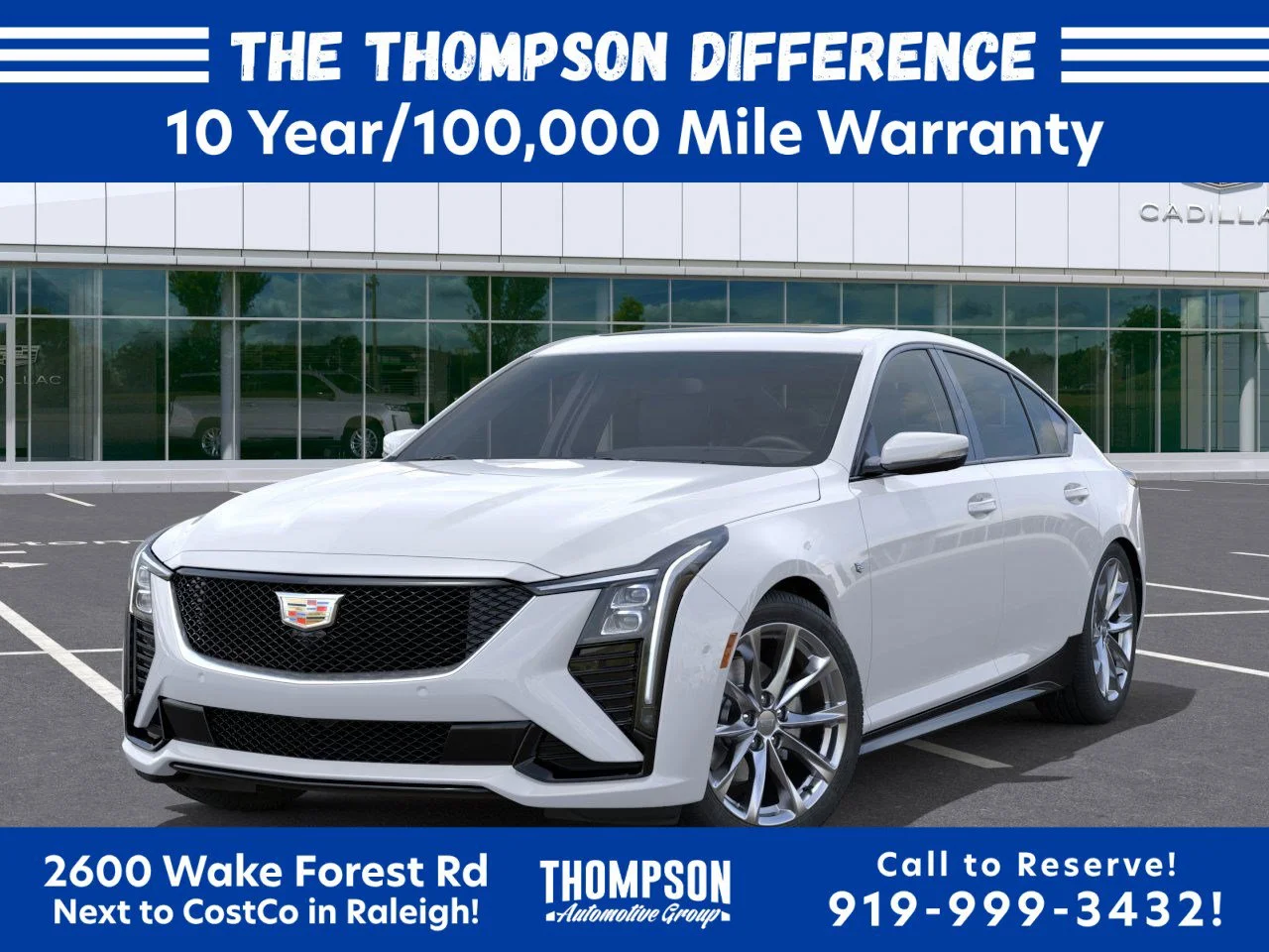 New 2026 Vibrant White Tricoat Cadillac Sport image 6