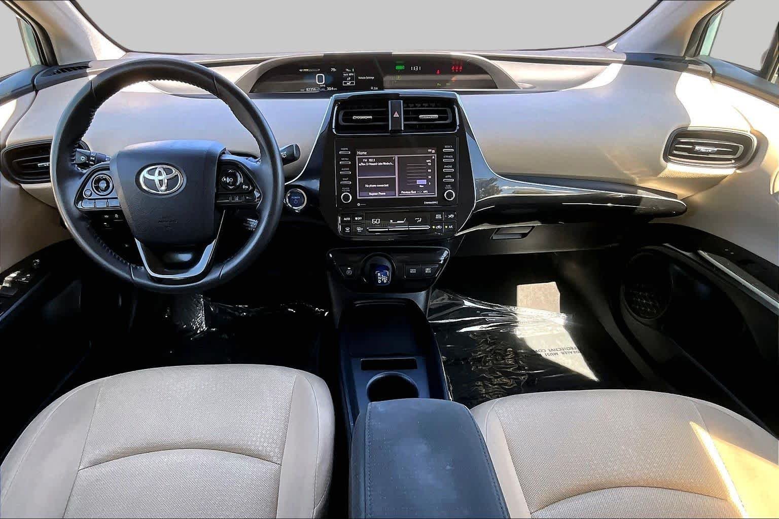 Used 2021 Sea Glass Pearl Toyota LE image 15