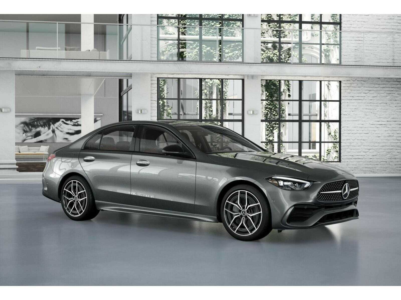 New 2026 Selenite Grey Metallic Mercedes-Benz C 300 4D Sedan image 13