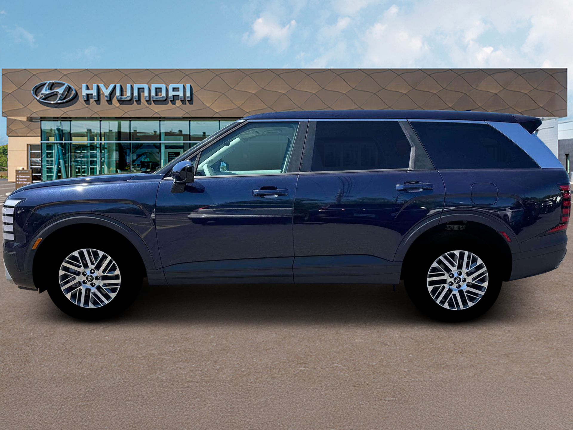 New 2026 Blue Hyundai SE AWD image 3