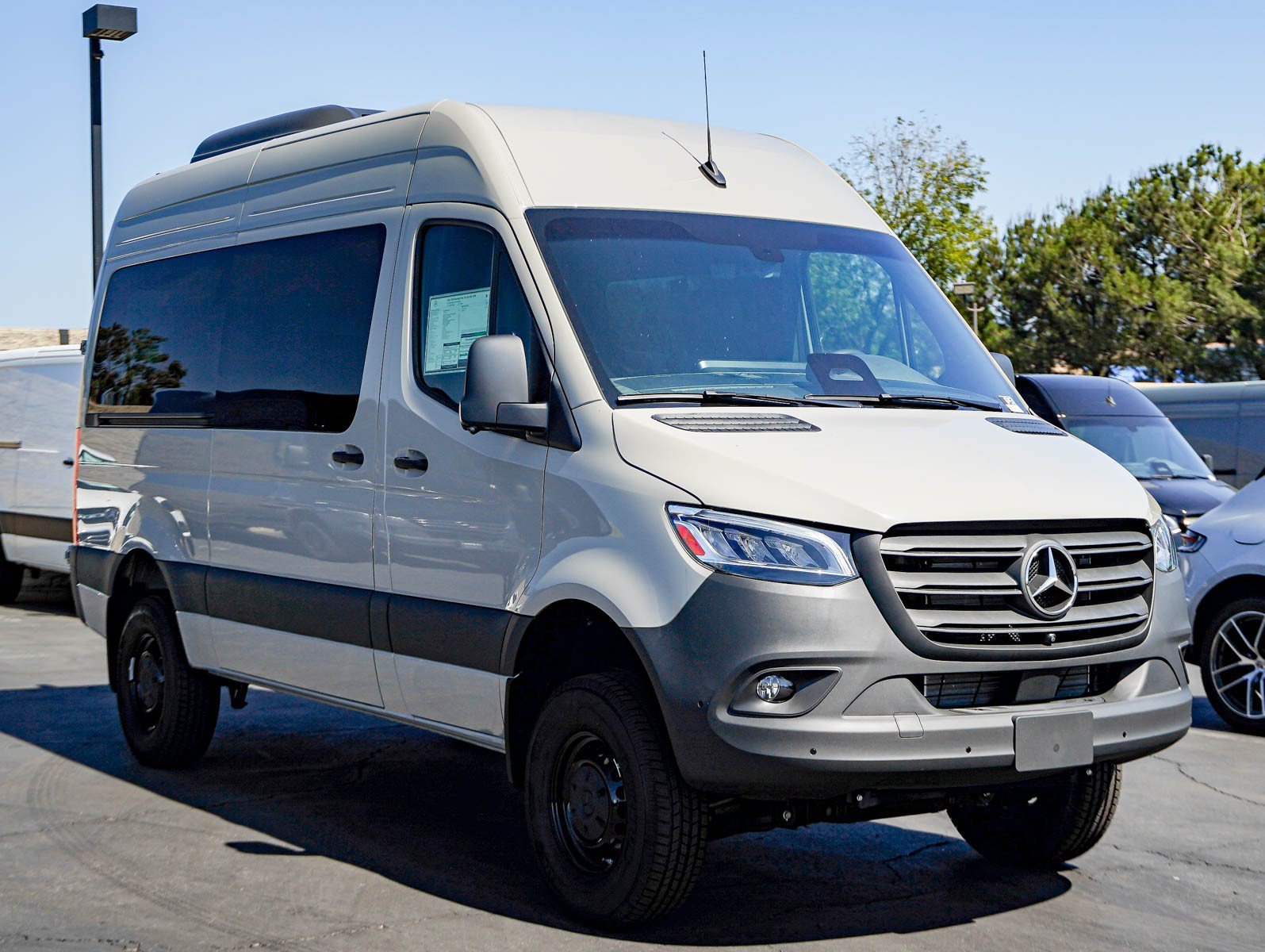New 2026 Stone Gray Mercedes-Benz 2500 High Roof I4 Diesel HO 144 AWD image 3