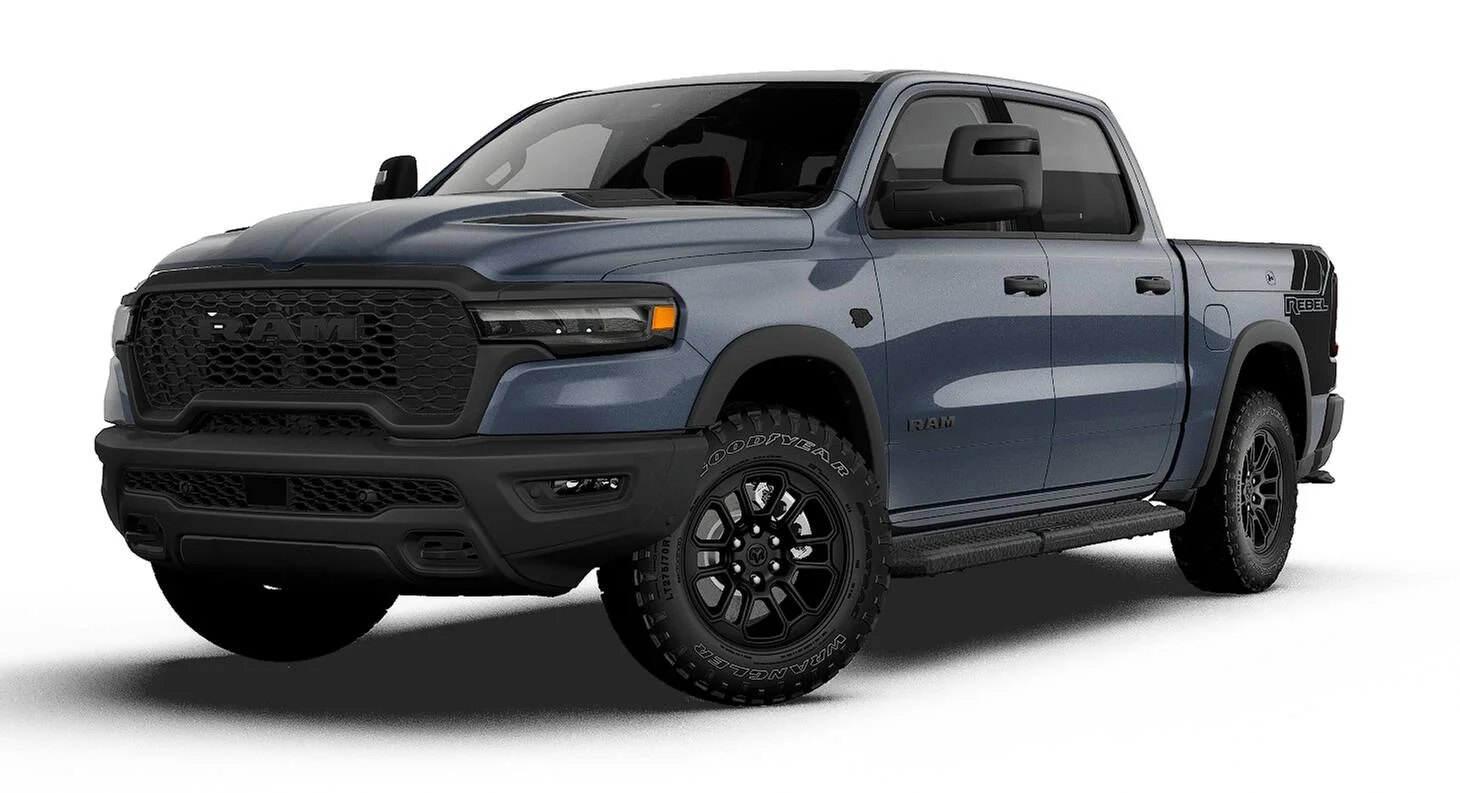 New 2027 Forged Blue Metallic Exterior Paint RAM Rebel image 13