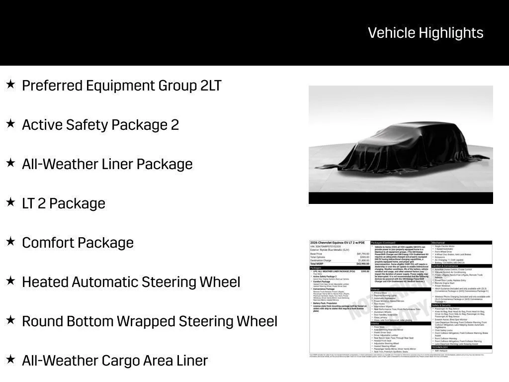 New 2026 Riptide Blue Metallic Chevrolet LT image 13