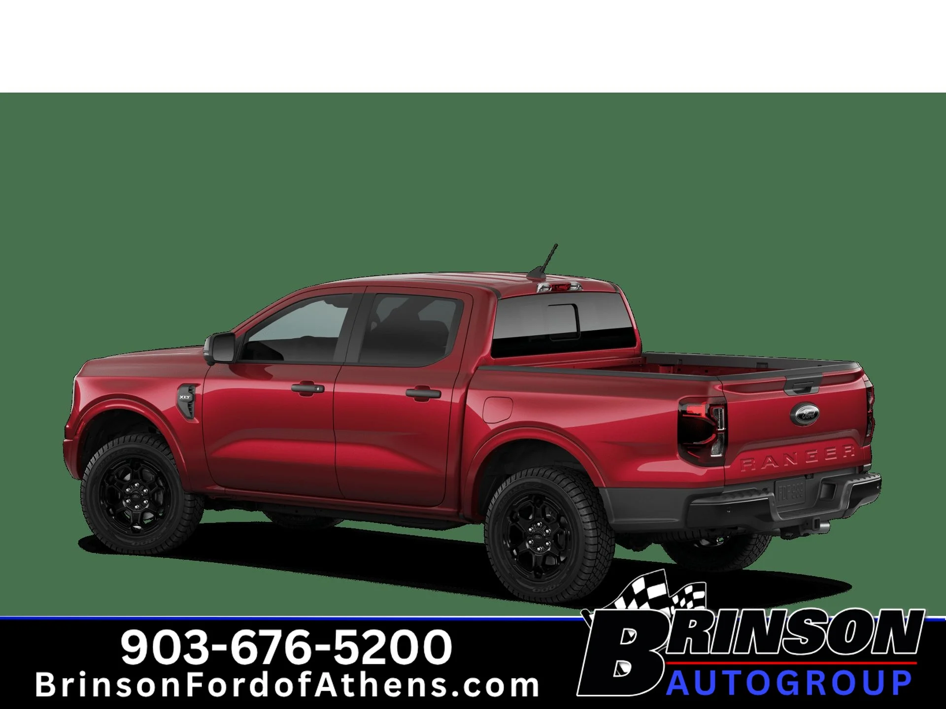 New 2026 Ruby Red Metallic Tinted Clearcoat Ford XLT image 2