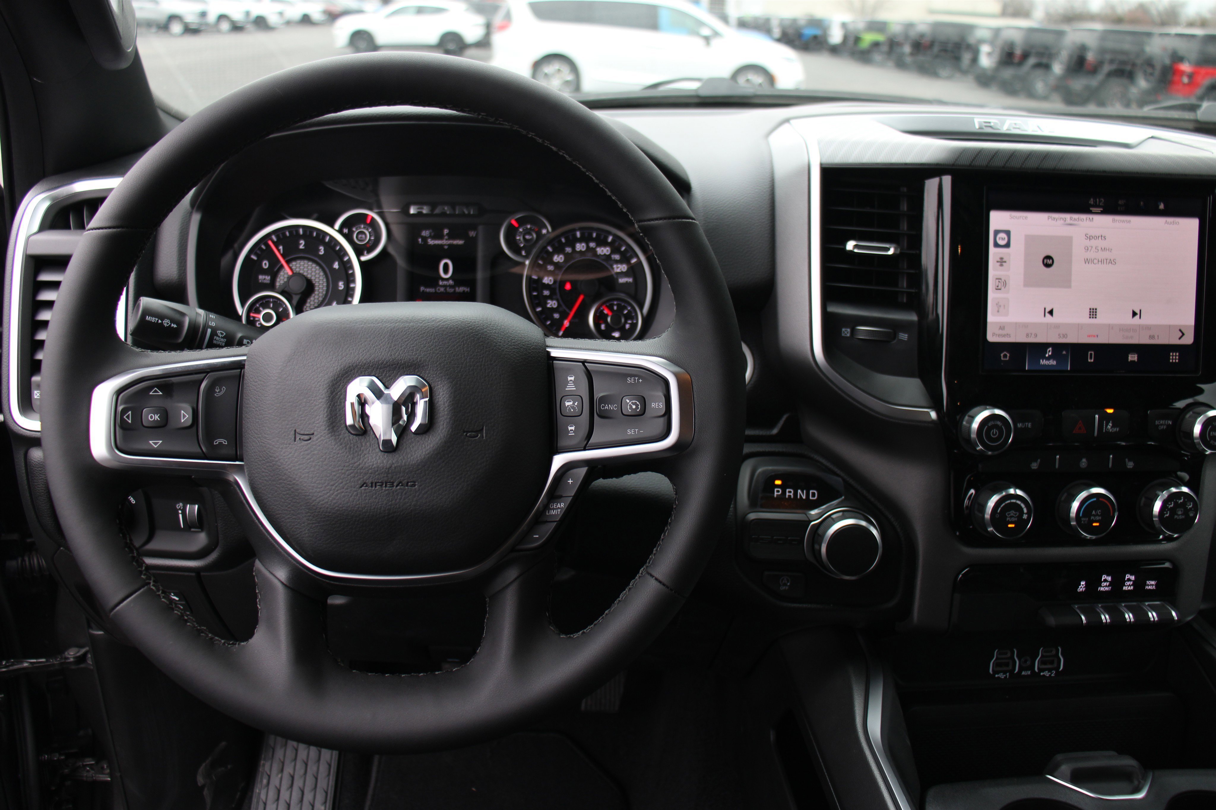New 2026 Granite Crystal Metallic Clearcoat RAM Big Horn image 8