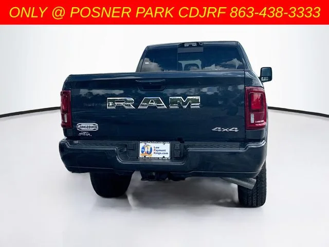 New 2026 Forged Blue Metallic Exterior Paint RAM Limited Longhorn image 6