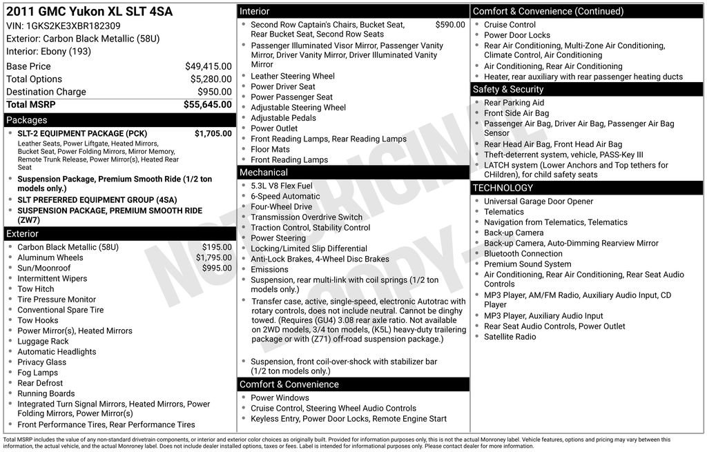 Used 2011 Black GMC SLT 1500 image 9