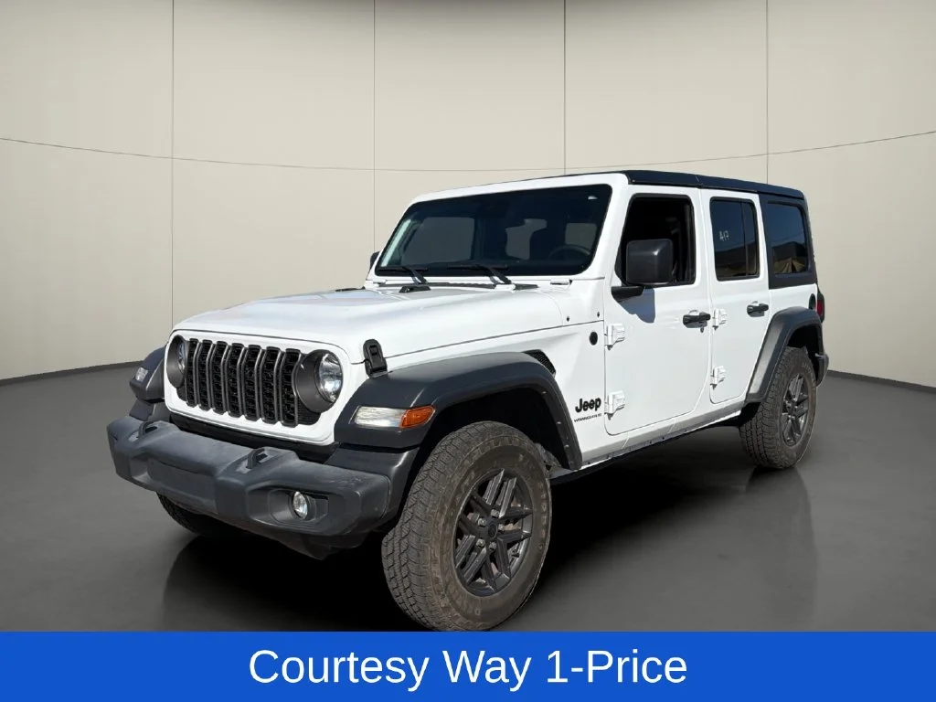 Used 2024 White Jeep Sport S image 4