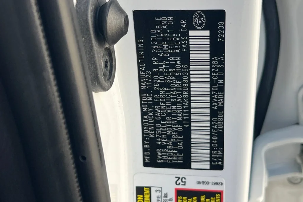 Used 2024 White Toyota SE image 30