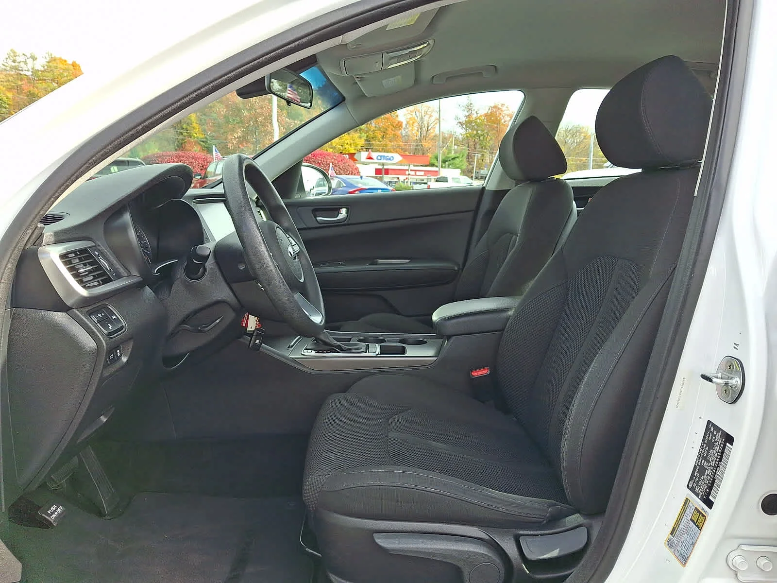 Used 2019 Snow White Pearl Kia LX image 14