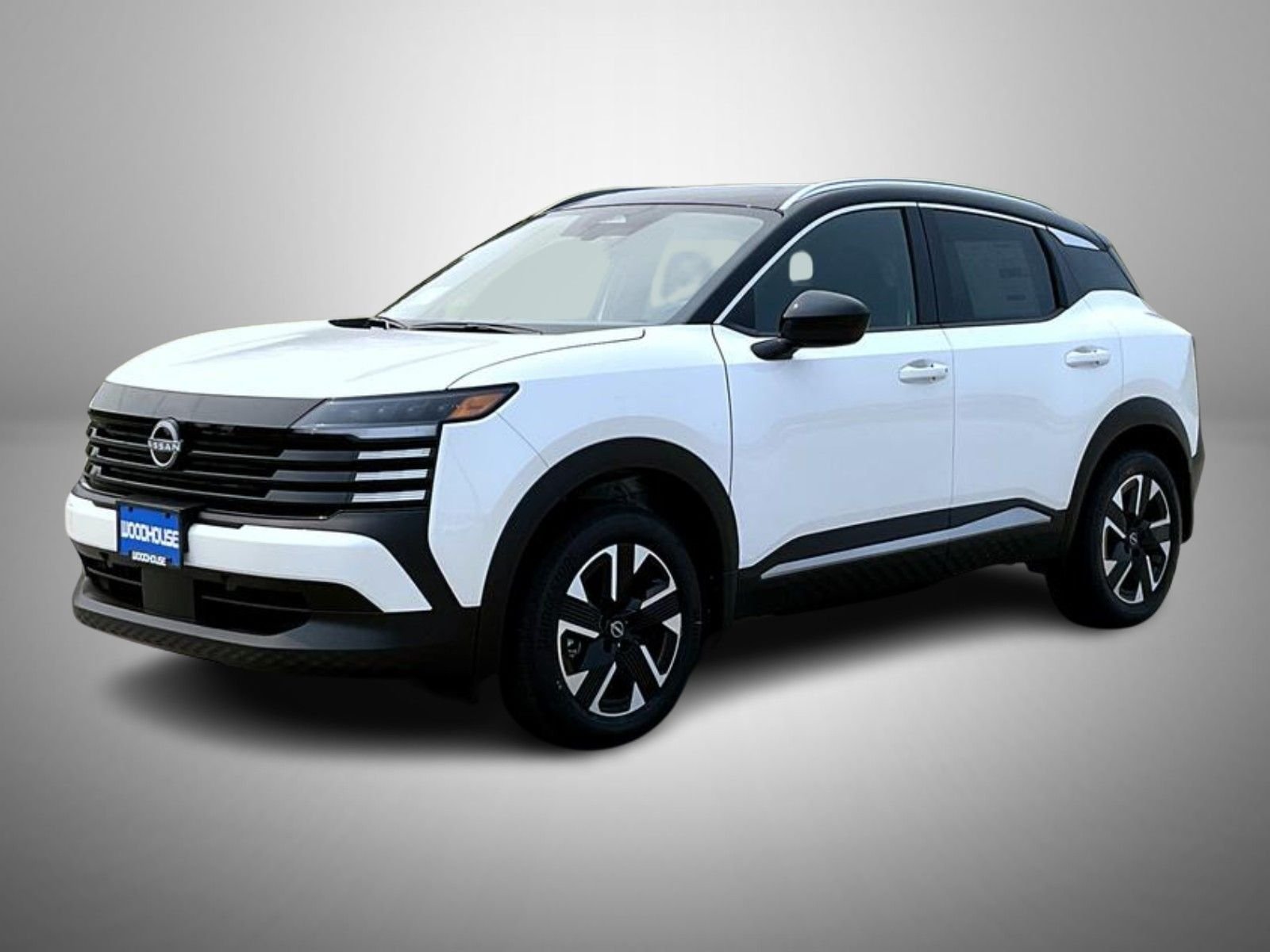 New 2026 Aspen White TriCoat / Super Black Two-tone Nissan SV image 1