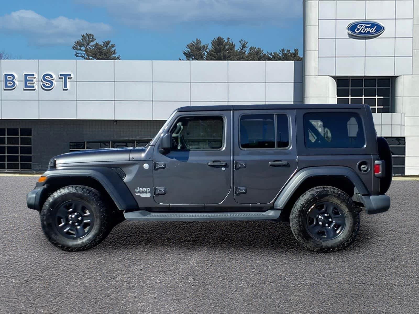 Used 2018 Jeep All-New Wrangler Unlimited Sport with VIN 1C4HJXDN9JW300066 for sale in Nashua, NH
