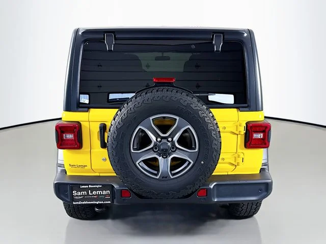 Used 2018 Yellow Jeep Unlimited Sport S image 6