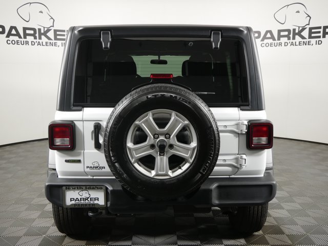 Used 2023 Bright White Clearcoat Jeep Sport S w/ Convenience Pkg & Weather Pkg image 6