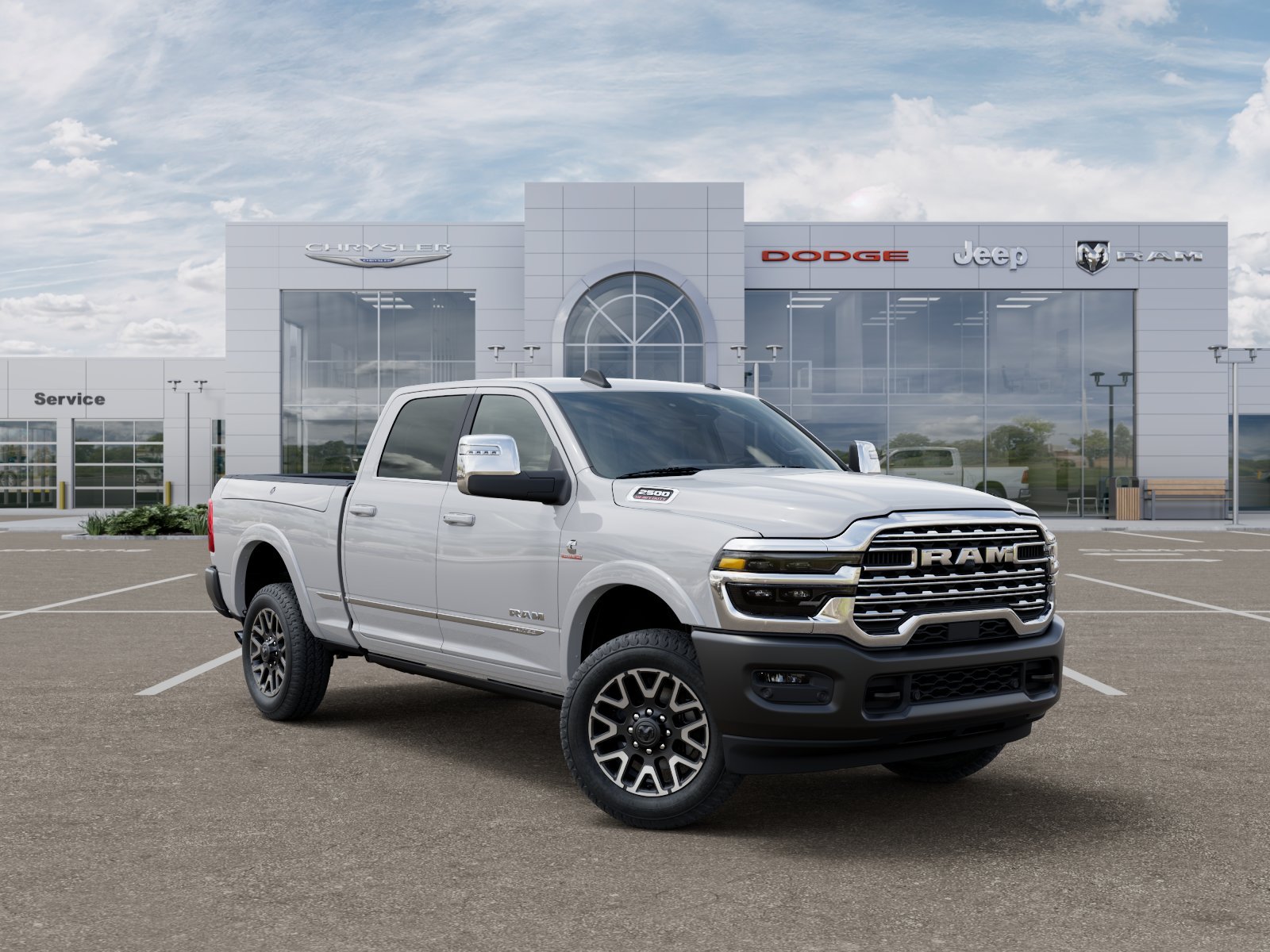 New 2025 Bright White Clearcoat RAM Limited image 29