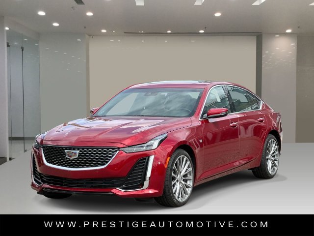 Used 2024 Red Cadillac Premium Luxury image 1