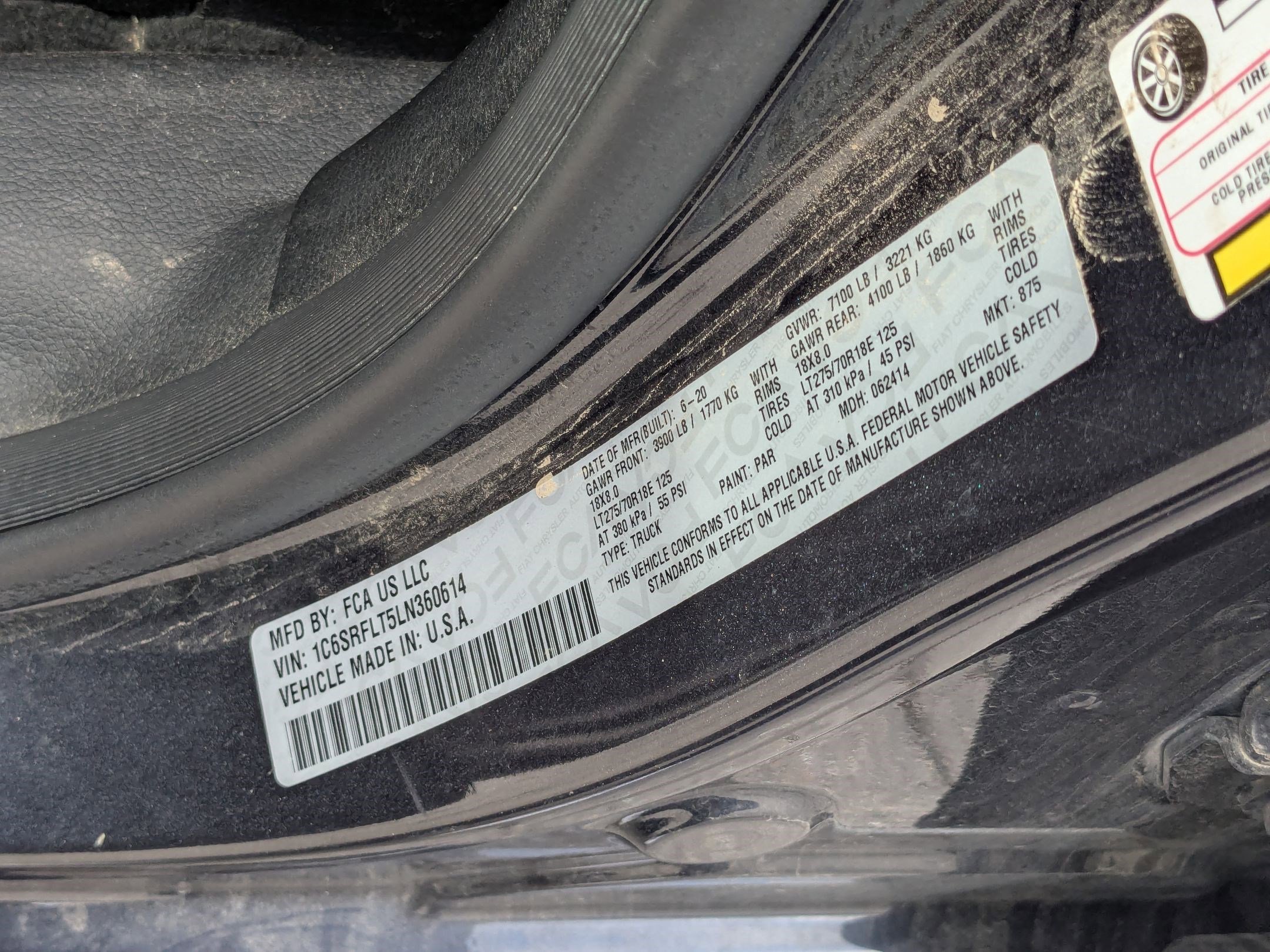 Used 2020 Maximum Steel Metallic Clearcoat Ram Rebel image 32