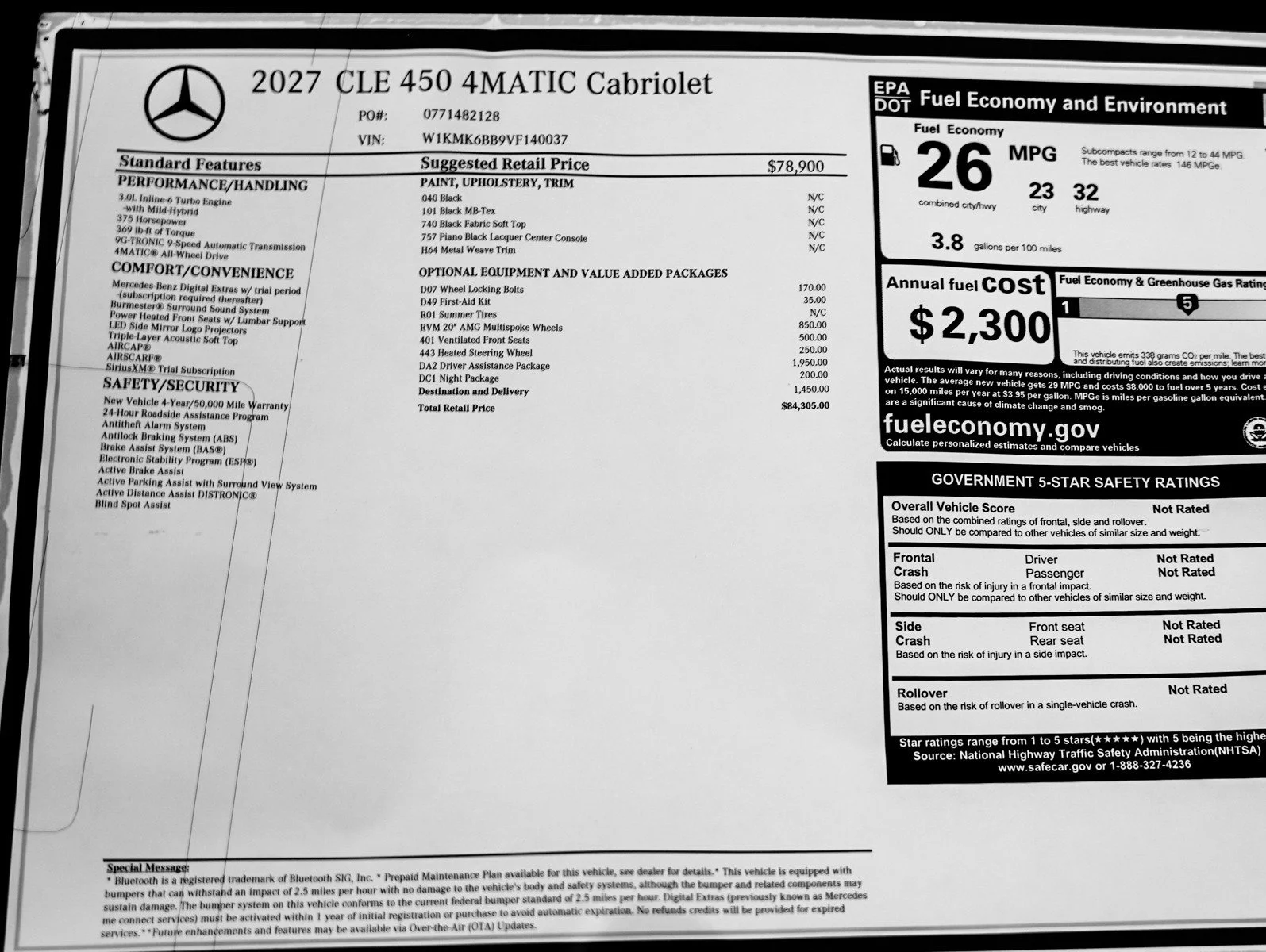 New 2027 Black Mercedes-Benz CLE 450 4MATIC® image 24