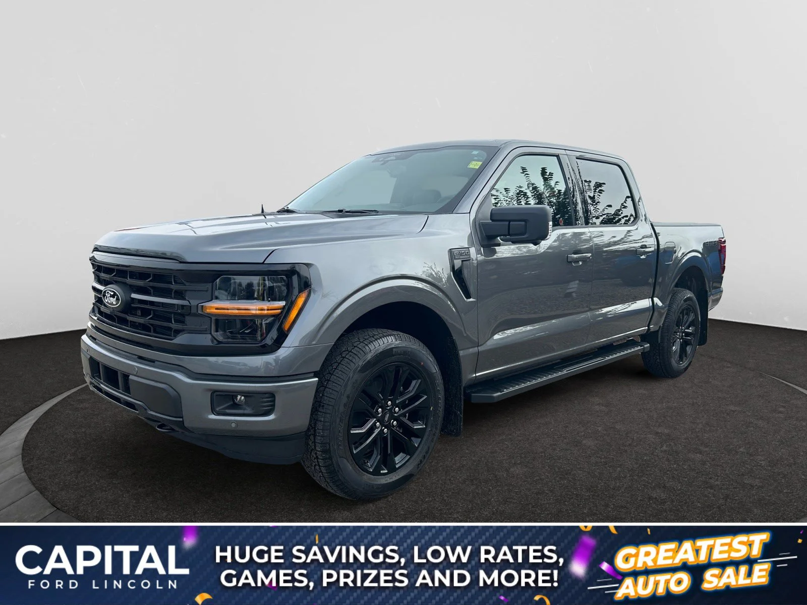 New 2026 Carbonized Grey Metallic Ford XLT image 1