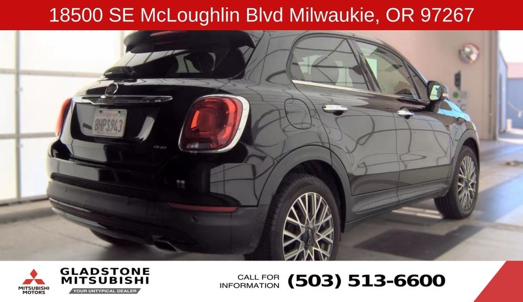 Used 2018 Nero Cinema (Black Clear Coat) FIAT Lounge image 2