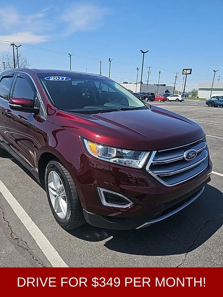 Used 2017 Ford Edge SEL with VIN 2FMPK4J93HBB45942 for sale in Marion, IN