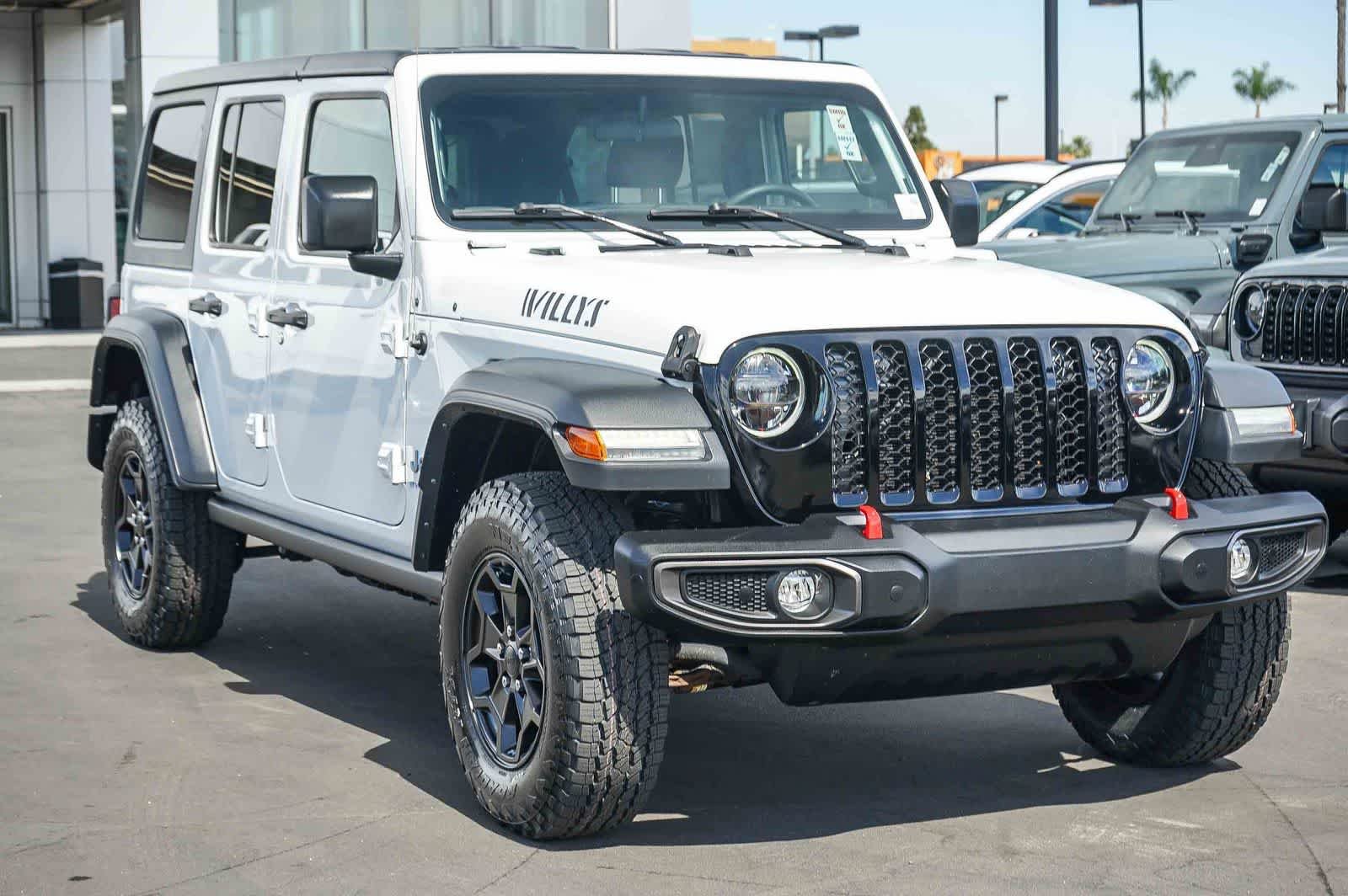 Used 2023 Jeep Wrangler 4xe Willys 4XE with VIN 1C4JJXN65PW611186 for sale in Costa Mesa, CA