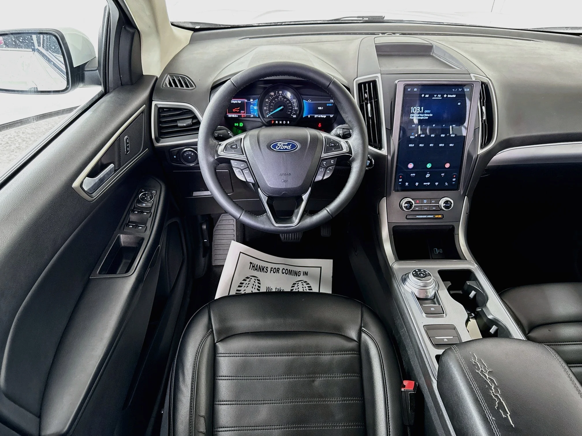 Used 2022 Star White Metallic Tri-Coat Ford SEL image 21