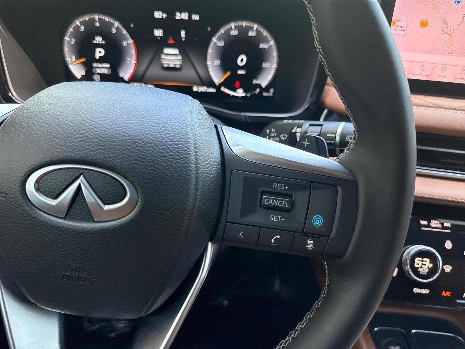 Used 2025 Harbor Gray/Obsidian Black INFINITI AUTOGRAPH image 19