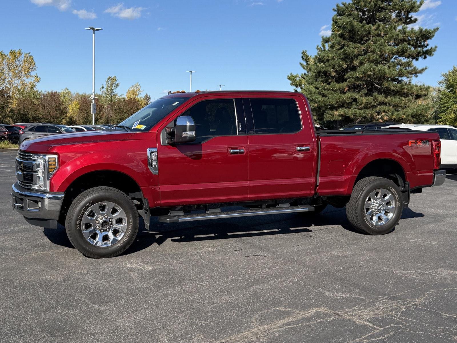 Used 2019 Ruby Red Metallic Tinted Clearcoat Ford Lariat image 4