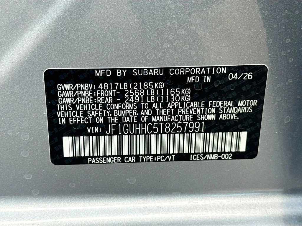 New 2026 Silver Subaru 2.5RS image 40