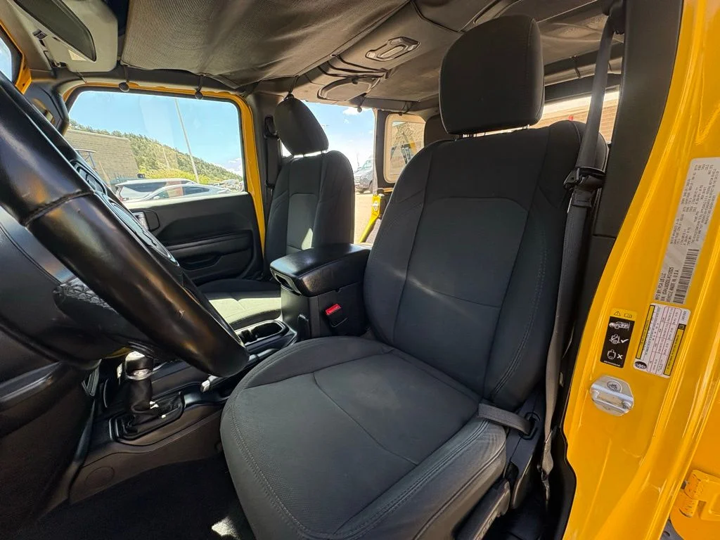 Used 2020 Baja Yellow Clearcoat Jeep Unlimited Sport image 18
