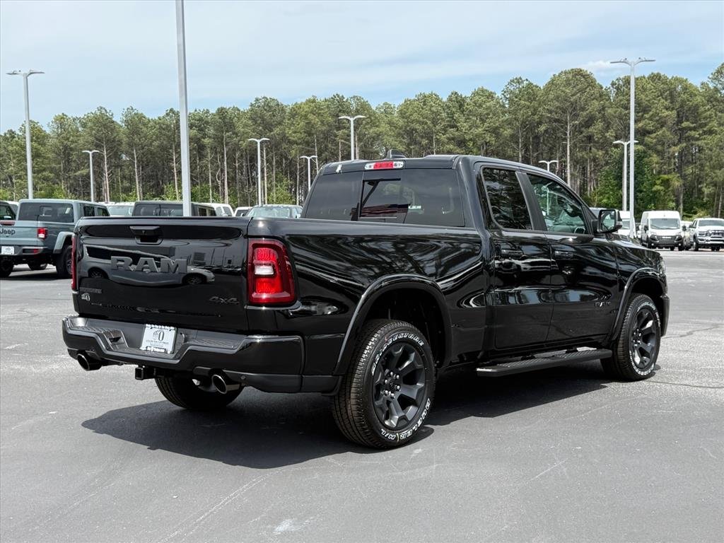 New 2026 Diamond Black Crystal Pearl-Coat Exterior Paint RAM Big Horn Quad Cab 4x4 6